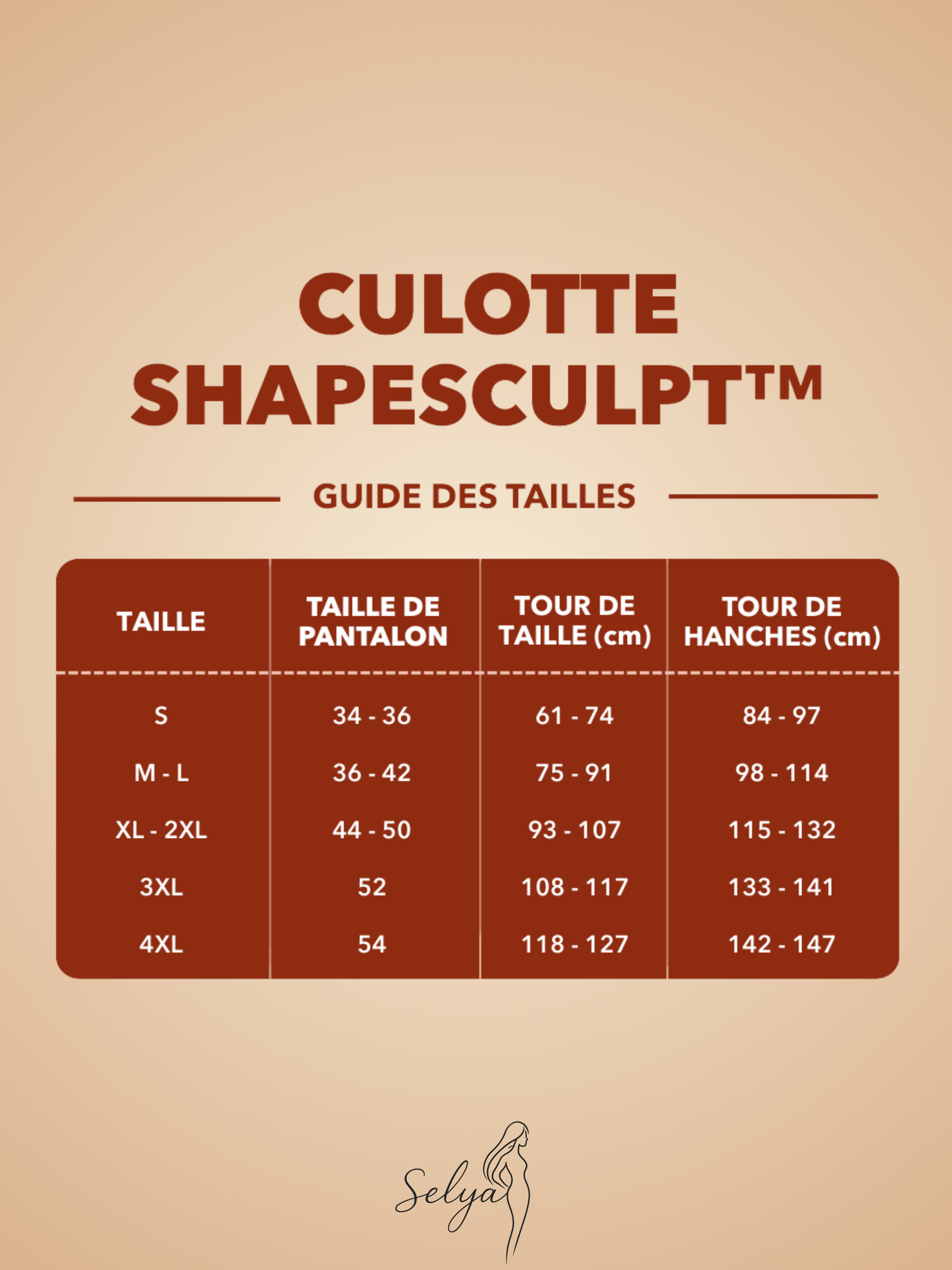 Culotte sculptante | Effet Silhouette affinée, confort toute la journée
