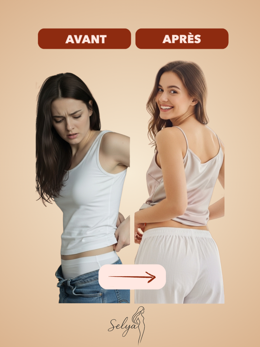 Culotte gainante taille basse | Effet Zéro ventre, zéro gêne