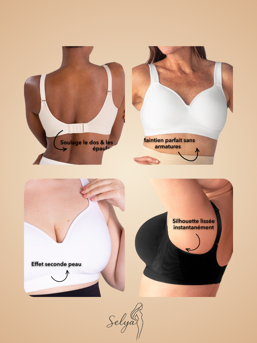 Soutien-gorge 0 ressenti | Effet poitrine légère, rembourrage cache-téton