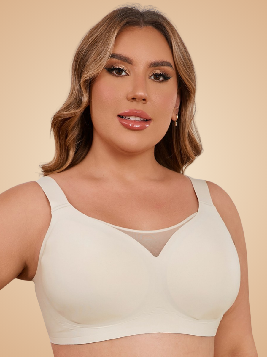 Soutien-gorge décolleté sans armatures | Effet Push-up, sans bourrelets, maintient parfait