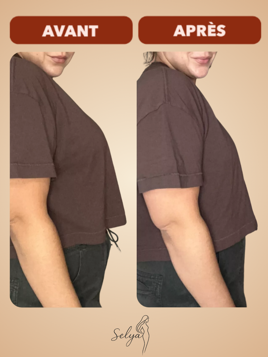 Soutien-gorge à buste ouvert | Effet poitrine réduite, sans la tasser