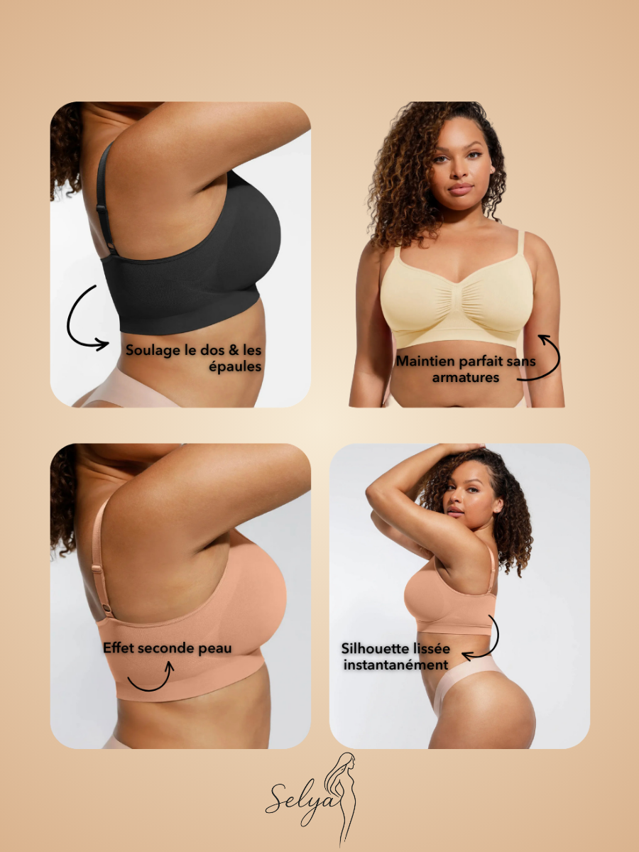 Brassière femme active | Effet maintient maximale, 100% sportive