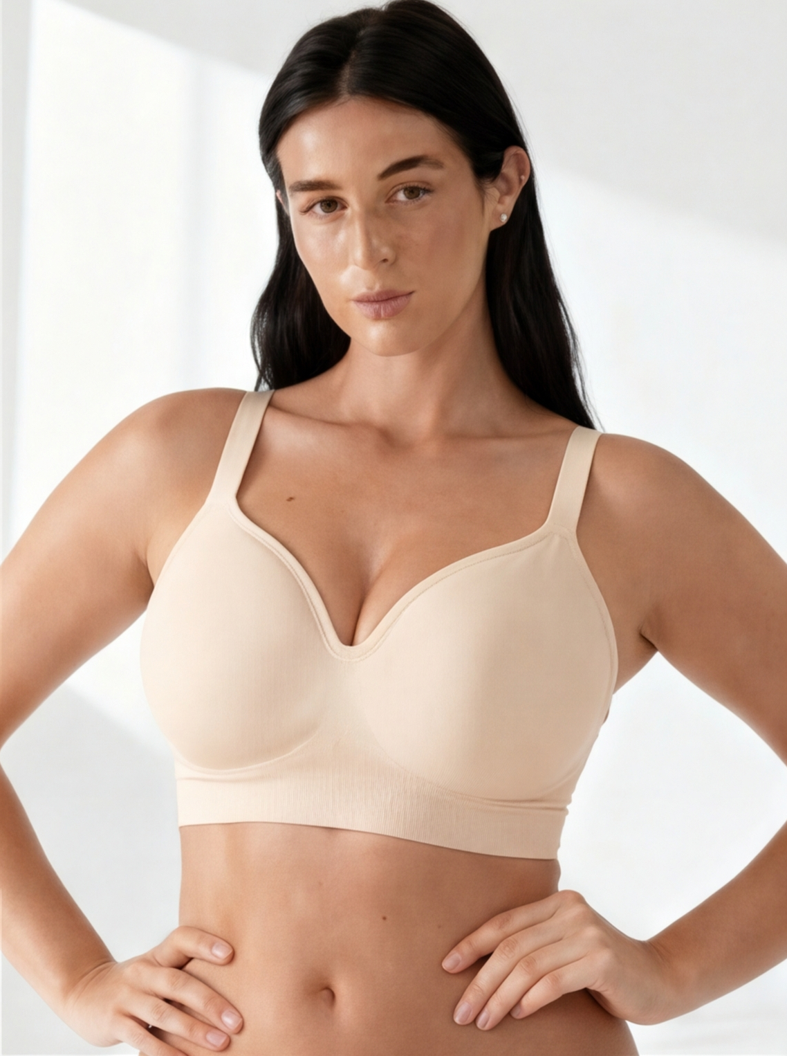 Soutien-gorge 0 ressenti | Effet poitrine légère, rembourrage cache-téton