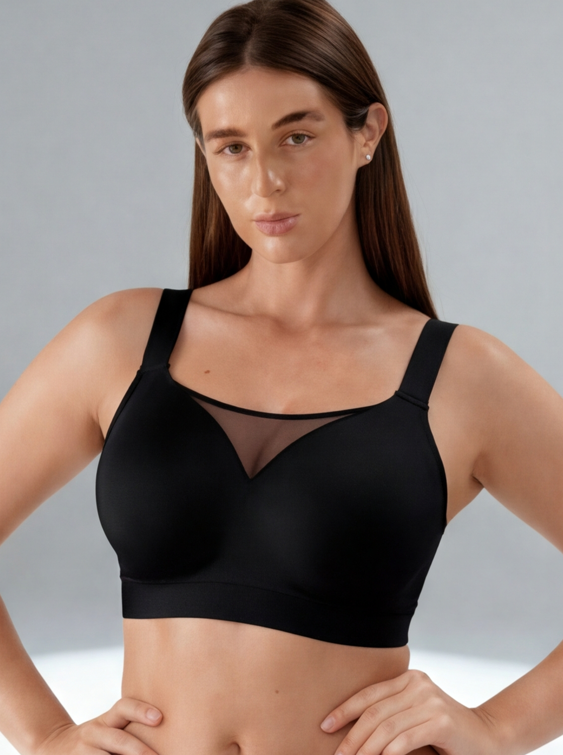 Soutien-gorge décolleté sans armatures | Effet Push-up, sans bourrelets, maintient parfait