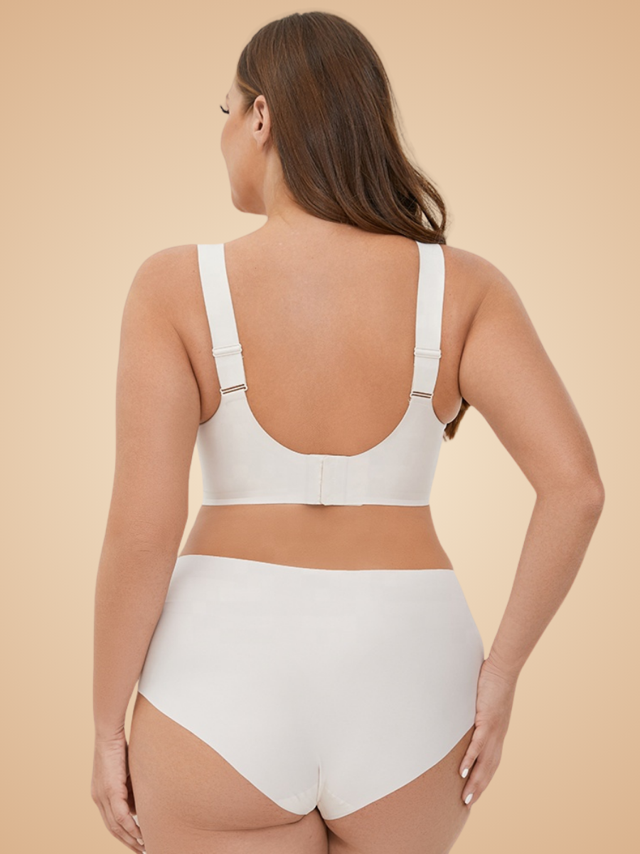 Soutien-gorge décolleté sans armatures | Effet Push-up, sans bourrelets, maintient parfait