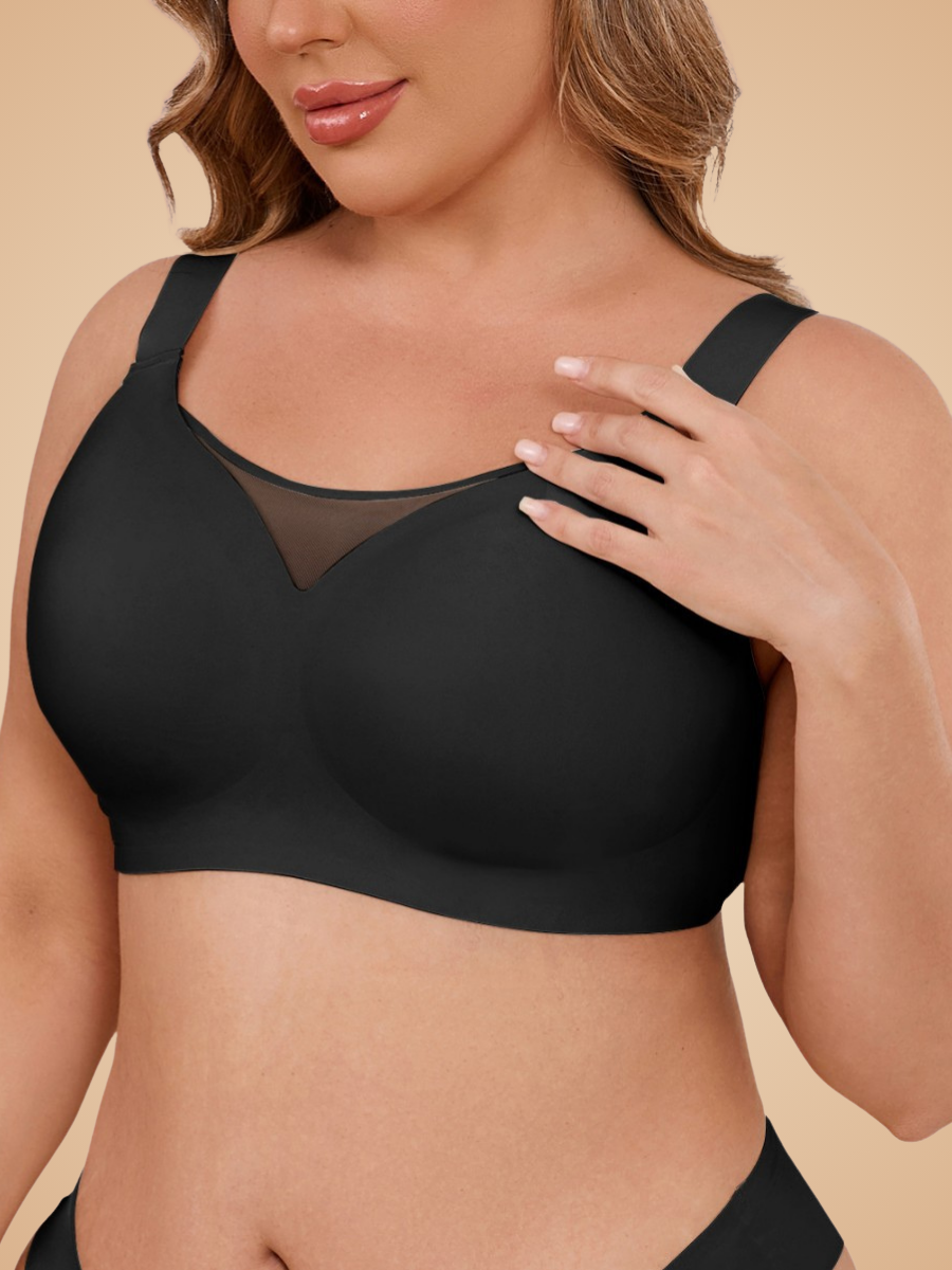 Soutien-gorge décolleté sans armatures | Effet Push-up, sans bourrelets, maintient parfait