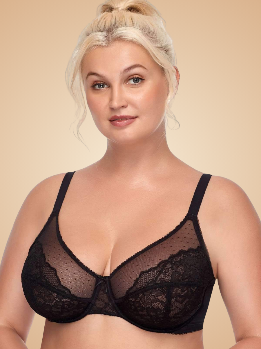 Soutien-gorge à buste ouvert | Effet poitrine réduite, sans la tasser