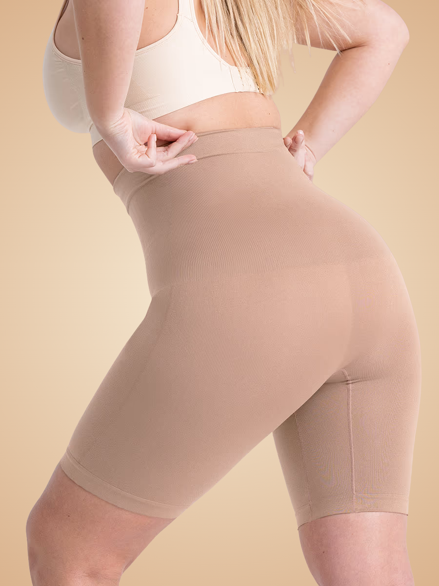 Shorty gainant taille haute | Effet Ventre plat immédiat, silhouette affinée sans effort