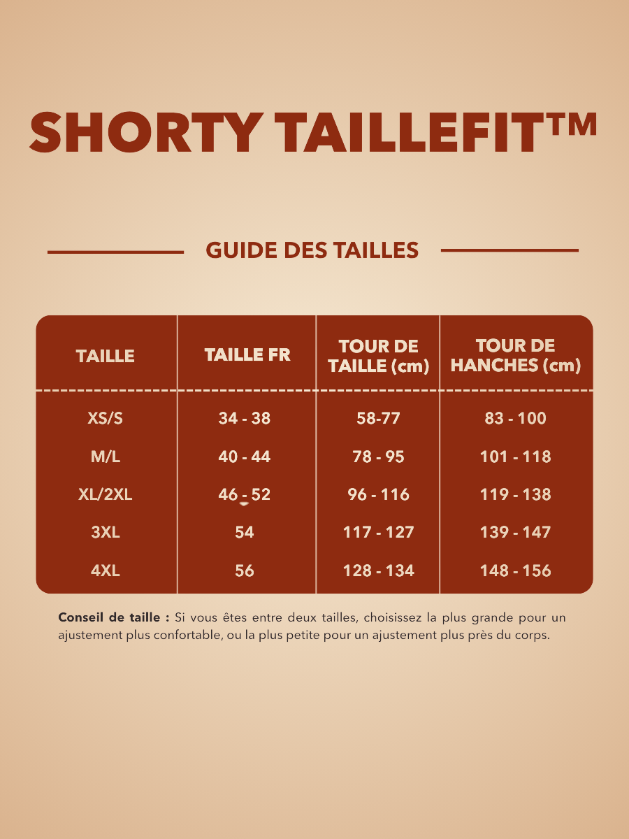Shorty gainant taille haute | Effet Ventre plat immédiat, silhouette affinée sans effort