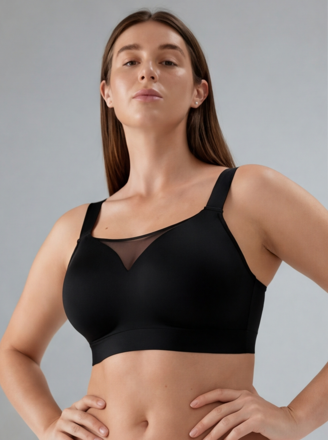 Soutien-gorge décolleté sans armatures | Effet Push-up, sans bourrelets, maintient parfait