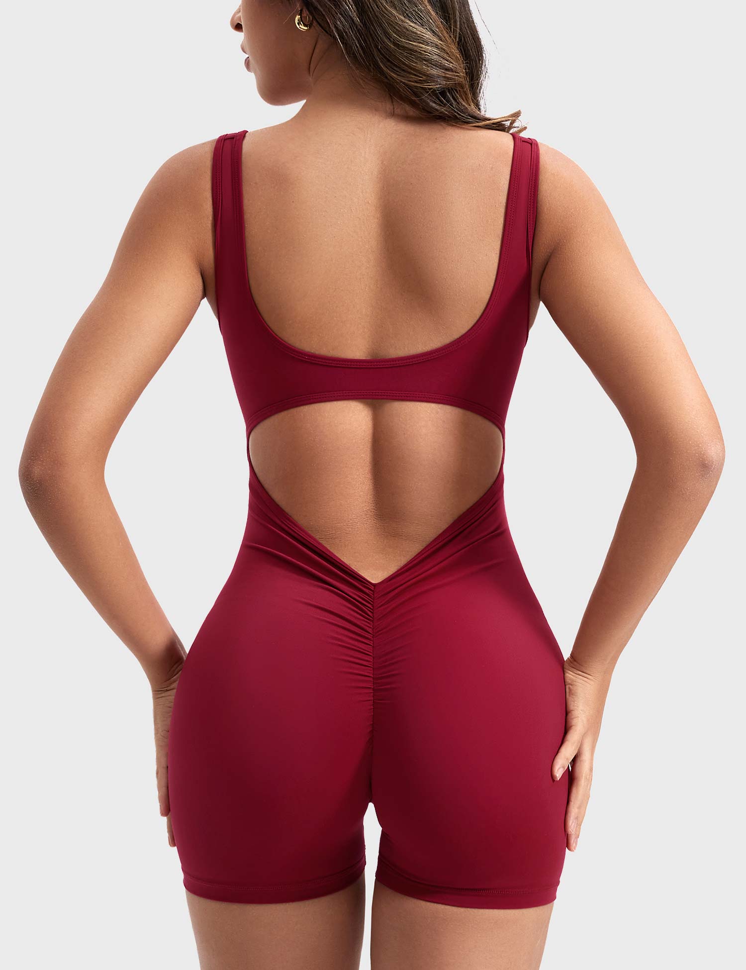 Combishort Lizvette dos en V -