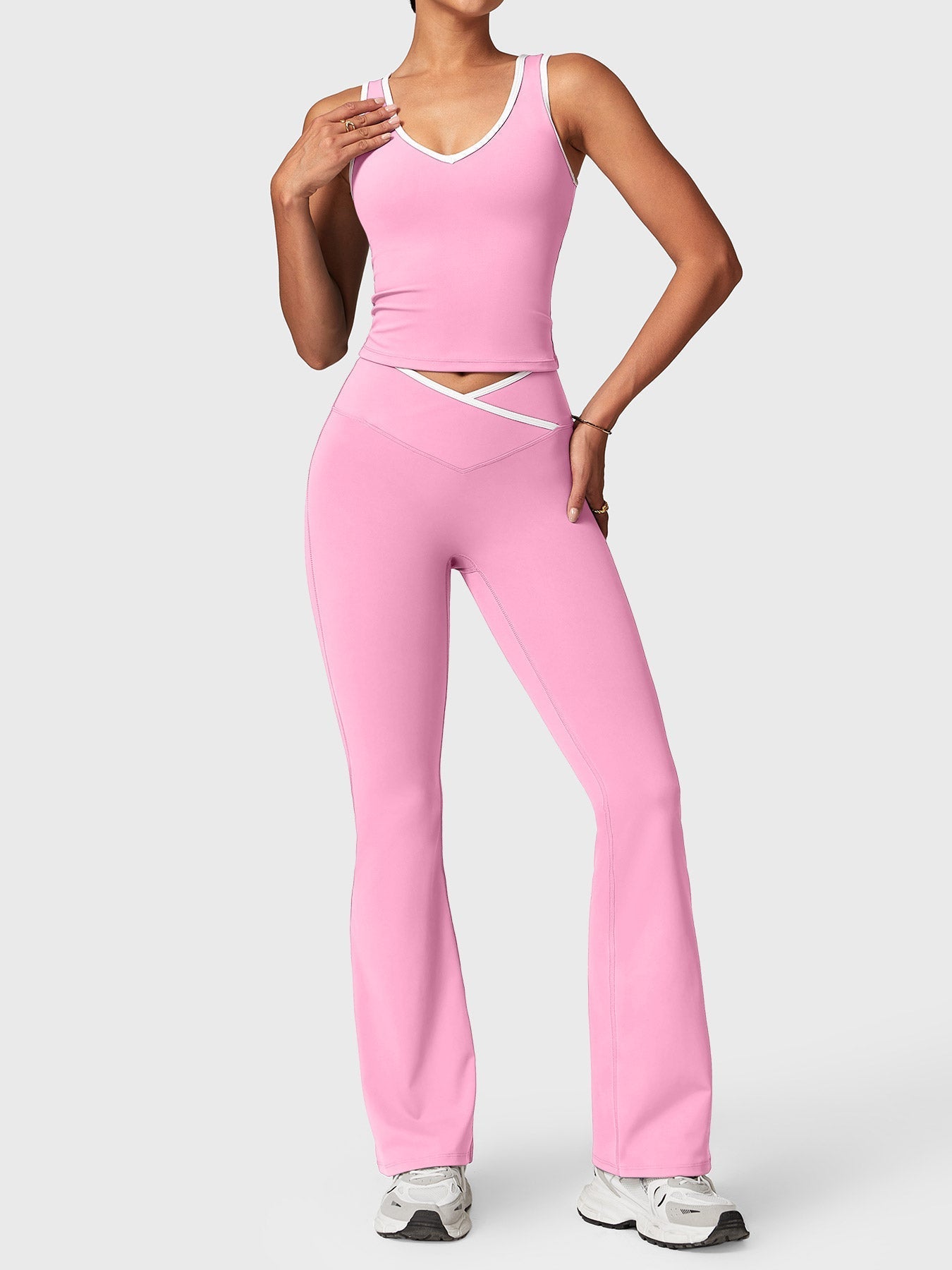 Alberta Contrast Trim Sports Set -