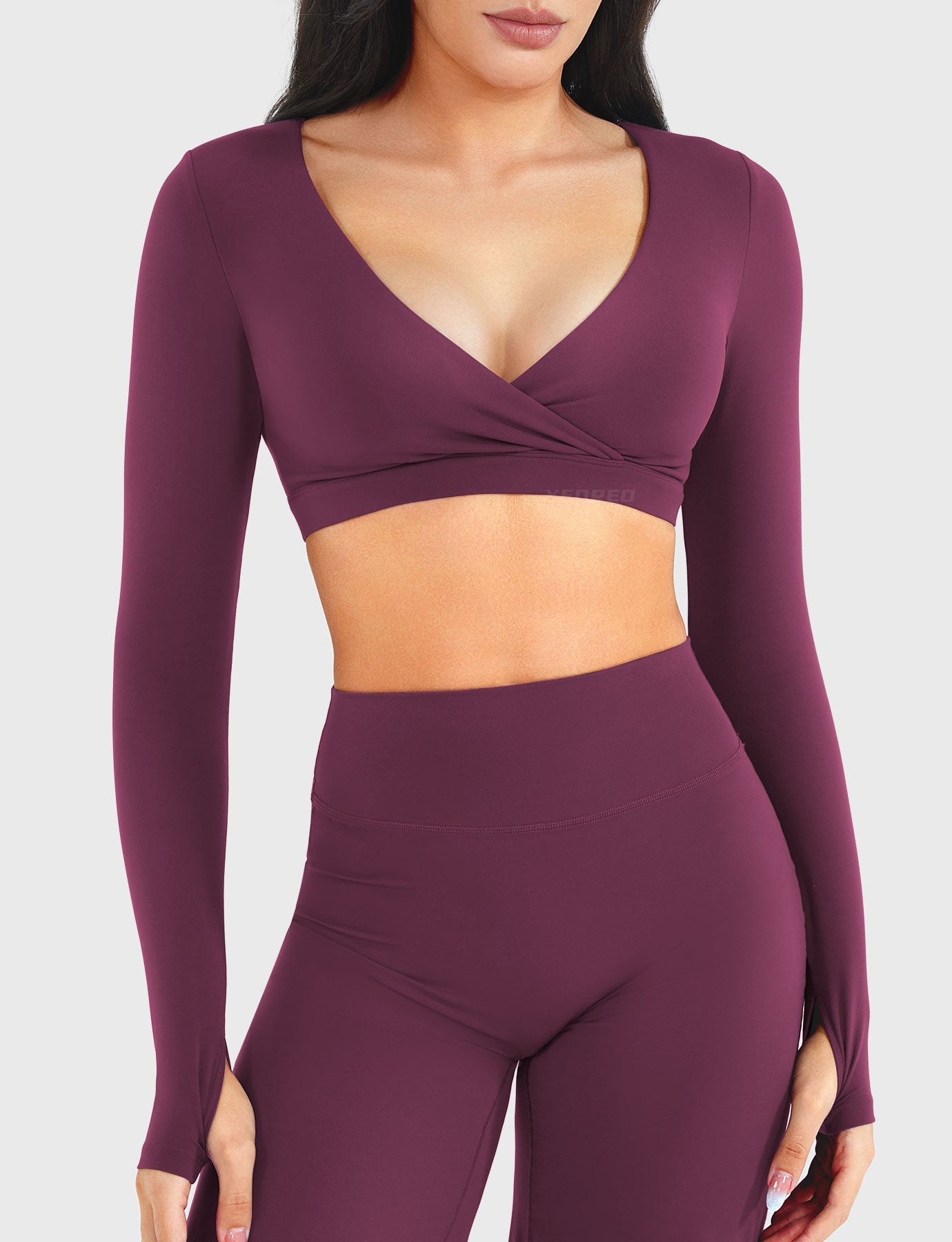 Haut manches longues Aberney V Neck -