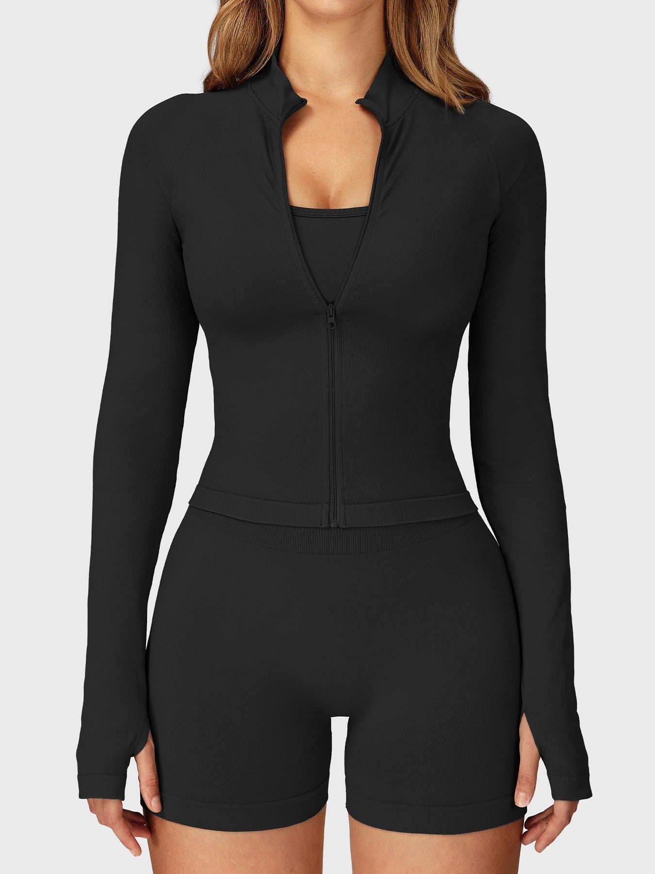 Alina Seamless Zip Up Jacket -