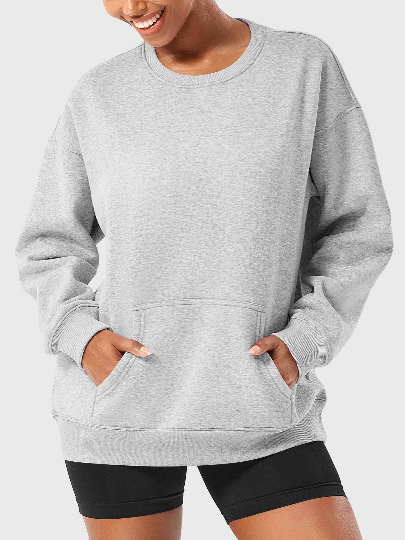 Jocely Oversized Fleece Sweatchemises -